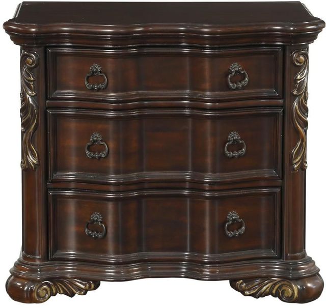 Homelegance® Royal Highlands Dark Cherry Nightstand-2