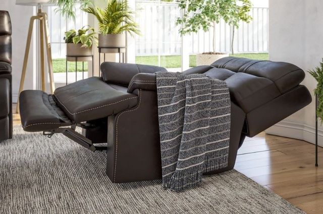 Flexsteel® Clive Brown  Power Recliner with Power Headrest-8