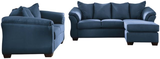Signature Design by Ashley® Darcy 2-Piece Blue Living Room Set-0