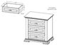 International Furniture Direct Desire Deep Brown Nightstand-2