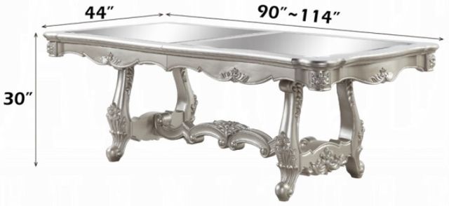 ACME Furniture Bently Champagne 114" Dining Table-2