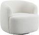 Coaster® Hudson Natural Upholstered Swivel Chair-0