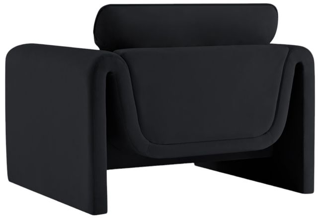 Meridian Furniture Sloan Black Velvet Chair-3