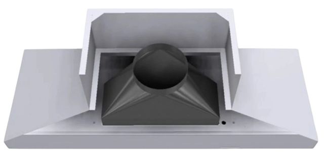 Vent-A-Hood® 66" White Wall Mounted Range Hood-2