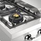 Ilve Nostalgie II 36” Stainless Steel Gas Rangetop with 6 Burners, Griddle and Chrome Trim-4
