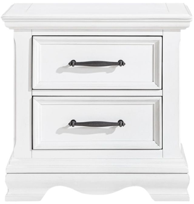 Homelegance® York White Nightstand-2