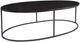 Uttermost® Coreene Antique Black Oval Coffee Table-0