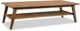 Handstone Customizable Tribeca Brushwork Wheat 54"W Coffee Table with Shelf-0