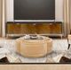 Michael Amini® Malibu Crest Crotch Mahogany TV Console-1