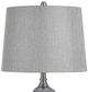 Stylecraft Brushed Nickel and Silver Glass Table Lamp-4