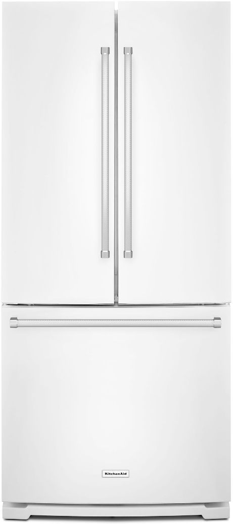 KitchenAid French Door Fridge (KRFF300EWH) - White