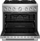 KitchenAid® 36" Stainless Steel 6 Burner Pro Style Dual Fuel Range with No Preheat Air Fry Mode -1