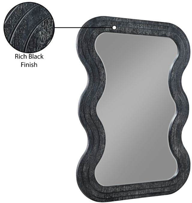 Meridian Furniture Bellagio Black Mirror-4