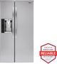 LG 26.2 Cu. Ft. Stainless Steel Side-By-Side Refrigerator-1