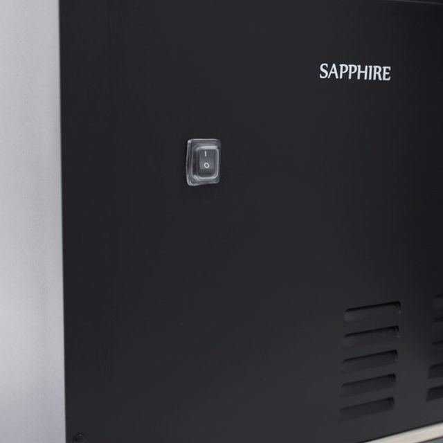 Sapphire Series 3 15" 25 lb. Stainless Steel Ice Maker-3