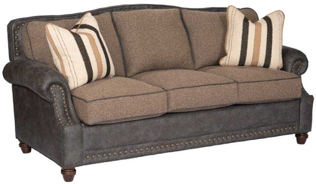 Marshfield Furniture Cornell Black/Brown Sofa-0