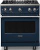 Viking® 5 Series 30" Slate Blue Pro Style Gas (LP) Range with Polished Chrome Trim-0