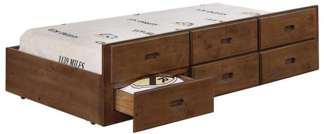 Coaster® Atkin Weathered Walnut Storage Trundle-0