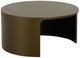 VIG Furniture Modrest Laura Brown Round High Coffee Table-0