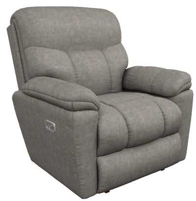 La-Z-Boy® Morrison Charcoal Power Rocking Recliner with Headrest and Lumbar-0