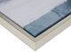 Olliix by Madison Park Grey Set of 3 Grey Surrounding Printed Frame Canvas with Gel Coat and Silver Foil-5