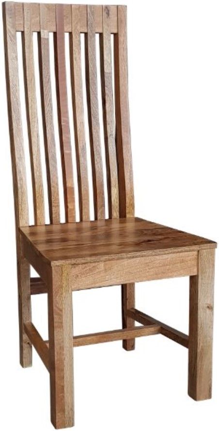 Jaipur Furniture Dakota Brown Geneva Long Back Solid Seat Chair-0