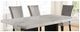Furniture of America® Kian 7-Piece White Dining Table Set with Black Base-2