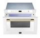 FORNO® Capoliveri Espresso 1.2 Cu. Ft. White Built In Microwave Drawer-4