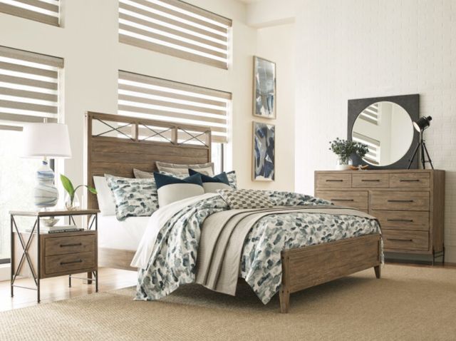Kincaid® Modern Forge Sandy Brown Jackson California King Panel Bed-2