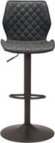 Zuo® Modern Seth Dark Bronze/Vintage Black Bar Stool-1