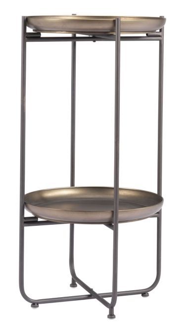 Zuo® Modern Bronson Bronze Accent Table-3