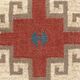 Surya Gada Rust 18"x18" Toss Pillow with Polyester Insert-2