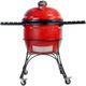 Kamado Joe® Big Joe® 24" Red Freestanding Charcoal Grill-0