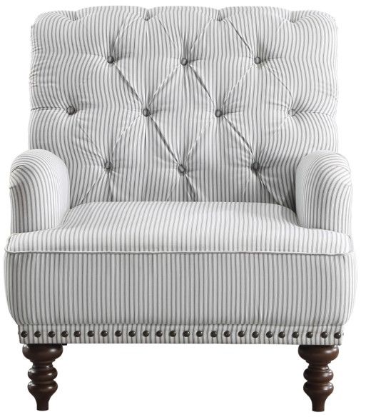 Homelegance® Holland Park Gray/White Accent Chair-2