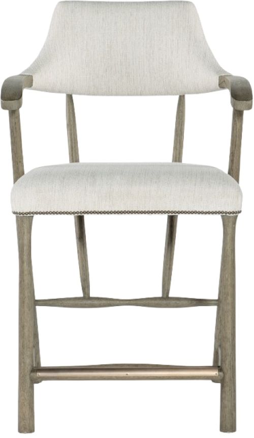 Hooker® Furniture Linville Falls Stack Rock Mink/Remington Porcelain Counter Stool-2