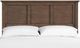 Whittier Wood® Furniture McKenzie Java Queen Classic Storage Panel Bed-1