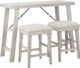 Signature Design by Ashley® Carynhurst 3-Piece Whitewash Counter Height Dining Table Set-0