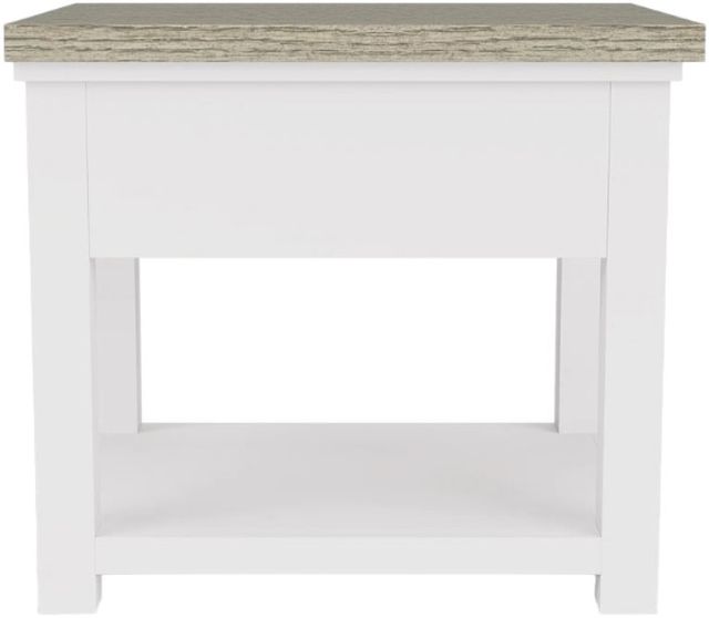 Riverside Furniture Cora Fog Side Table with Cloud Base-2