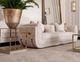 Michael Amini® Savannah Breeze Cashmere Bright Gold Standard Sofa-1