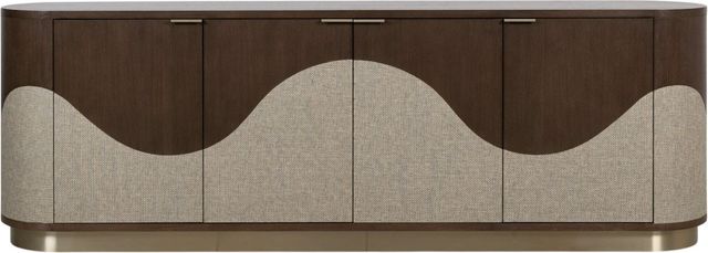 Hooker® Furniture Commerce and Market Roll With It Dark 4-Door Credenza-3