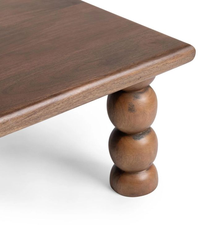 Classic Home Adir Tundra Brown Coffee Table-4