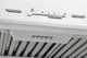 Unique® Appliances Classic Retro 24” Marshmallow White Under Cabinet Range Hood-4