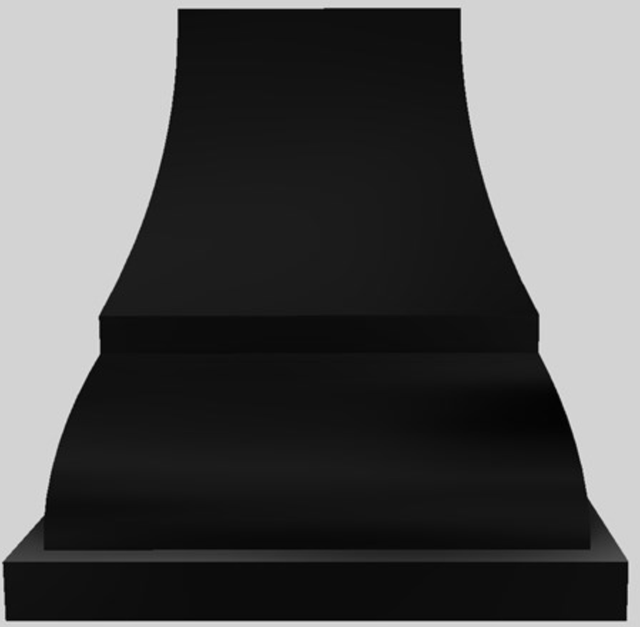 Vent-A-Hood® Designer Series 36" Black Island Range Hood-1