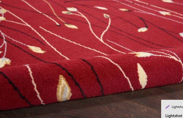 Nourison Home™ Grafix Red 5'x7' Style 2 Area Rug-2