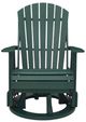 Signature Design by Ashley® Hyland Wave Green Stainless Steel Outdoor Swivel Glider Chair-1