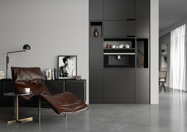 Wolf® M Series Contemporary 30" Black Glass Coffee System