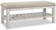 Durham Furniture Solid Accents Premium Stone Dust Bed Bench-0