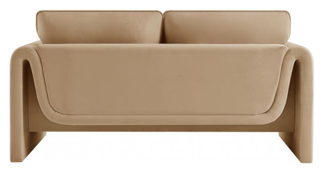 Meridian Furniture Sloan Camel Velvet Loveseat-2