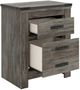 Signature Design by Ashley® Frandern Gray Nightstand-5