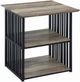 ACME Furniture Zudora Antique Oak/Black Nightstand-0